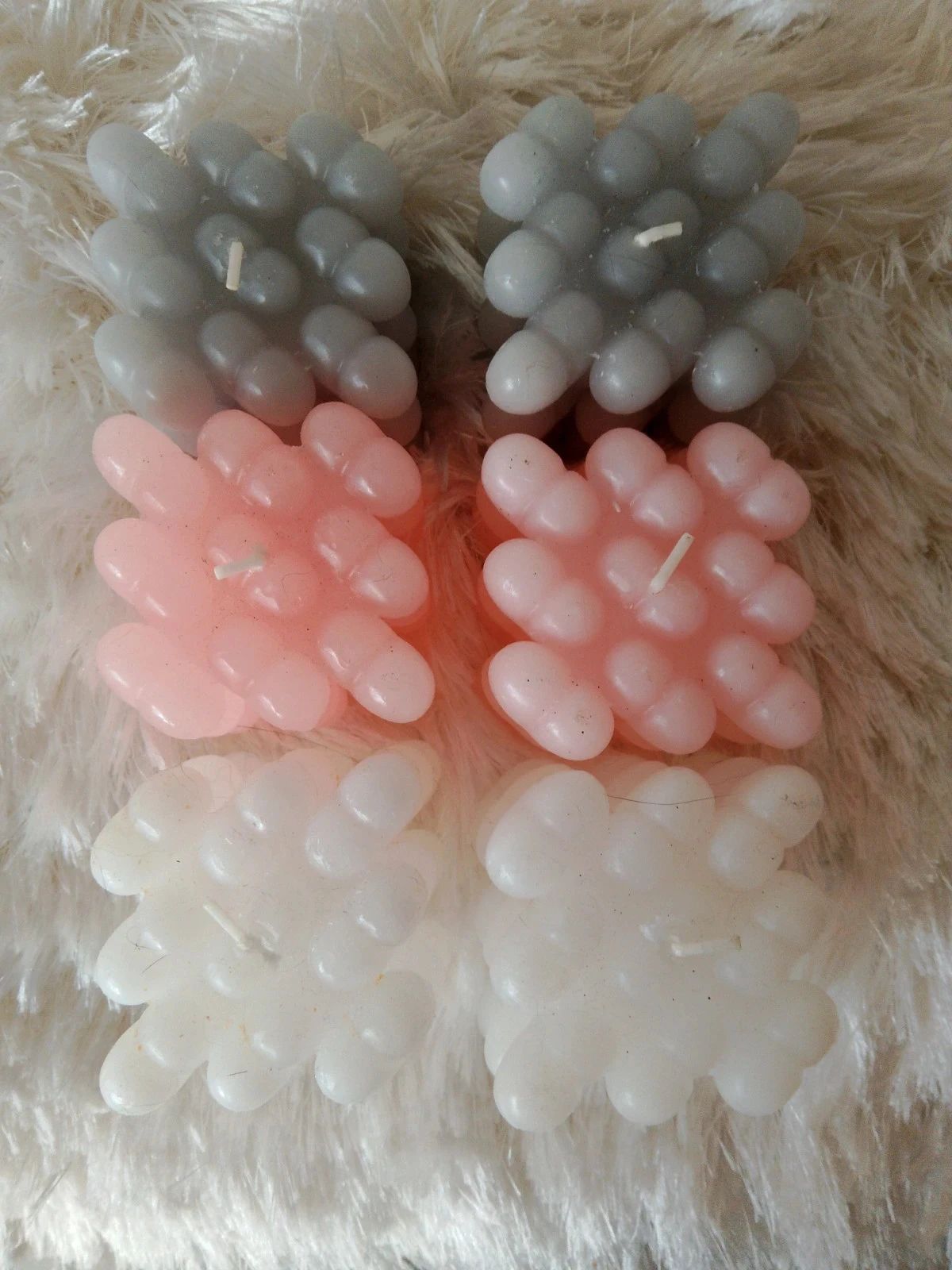 Lot neuf de 6 bougies